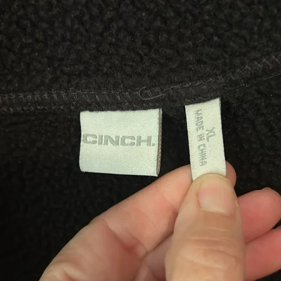 Women’s Cinch Charcoal Hoodie with Black Accents size XL - Picture 3 of 7